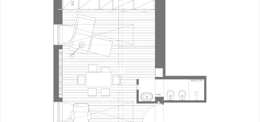 Studio Saponetti Attic Milan plan